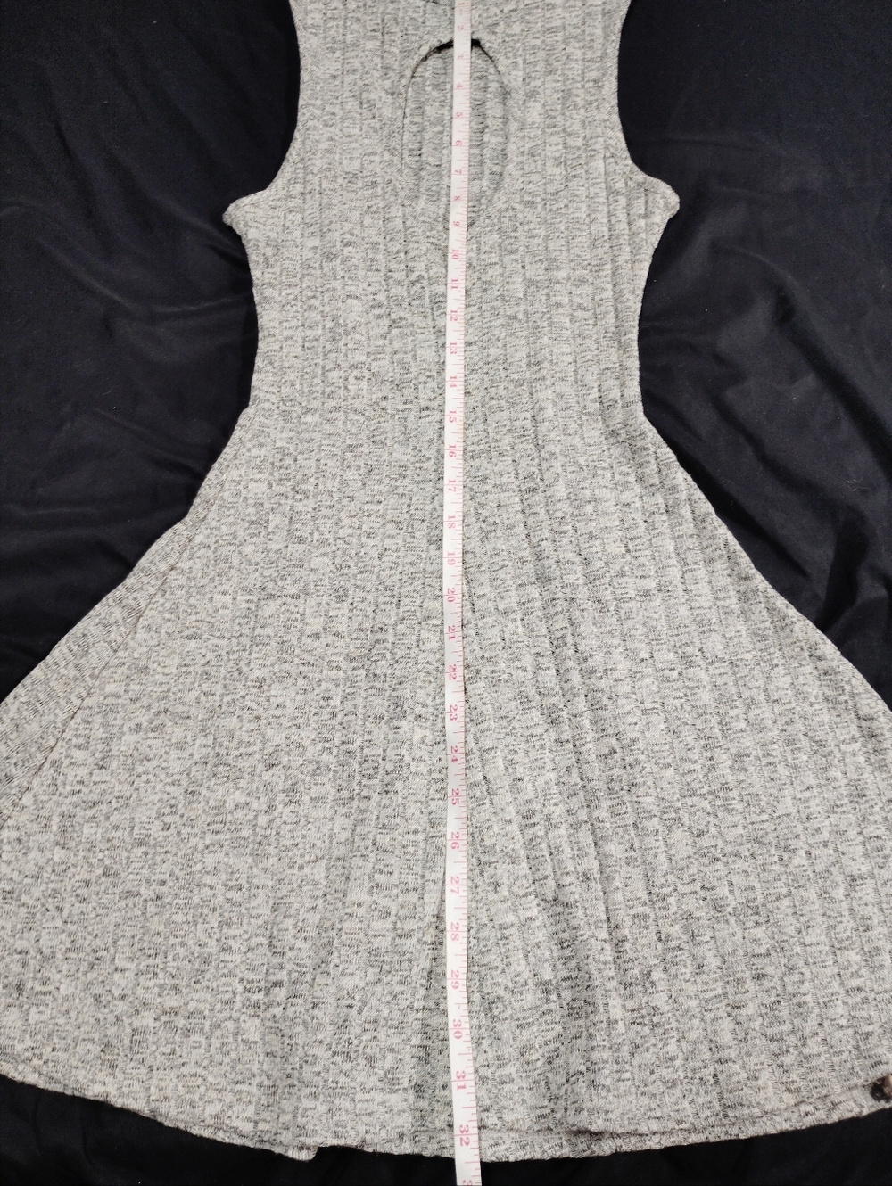 Style Rack Sleeveless Ribbed Midi Dress - Gray - Picture 5 of 5